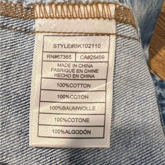 Anthropologie BB Dakota Kane Acid Wash Denim Jacket Women's Size Small NWT - Picture 12 of 13